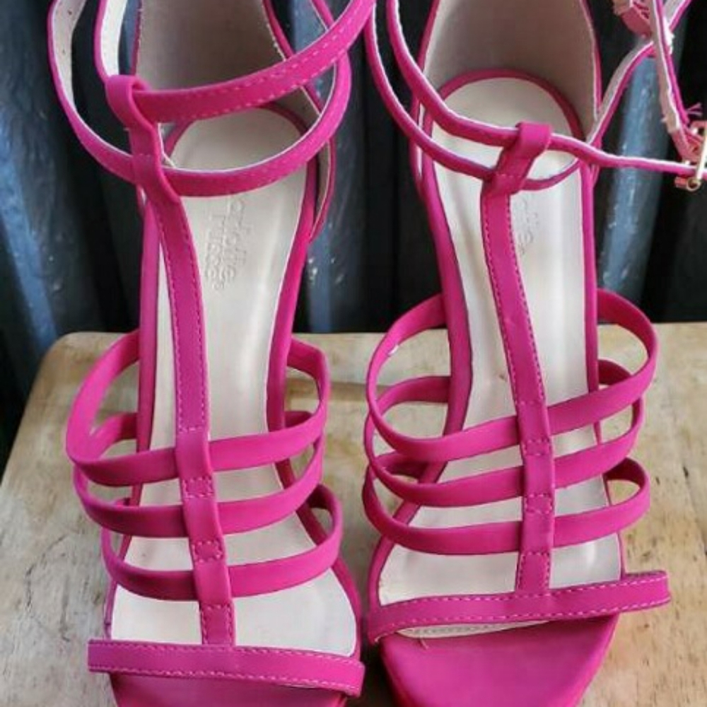 Pink party heels